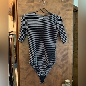 Everlane Striped Bodysuit - Small